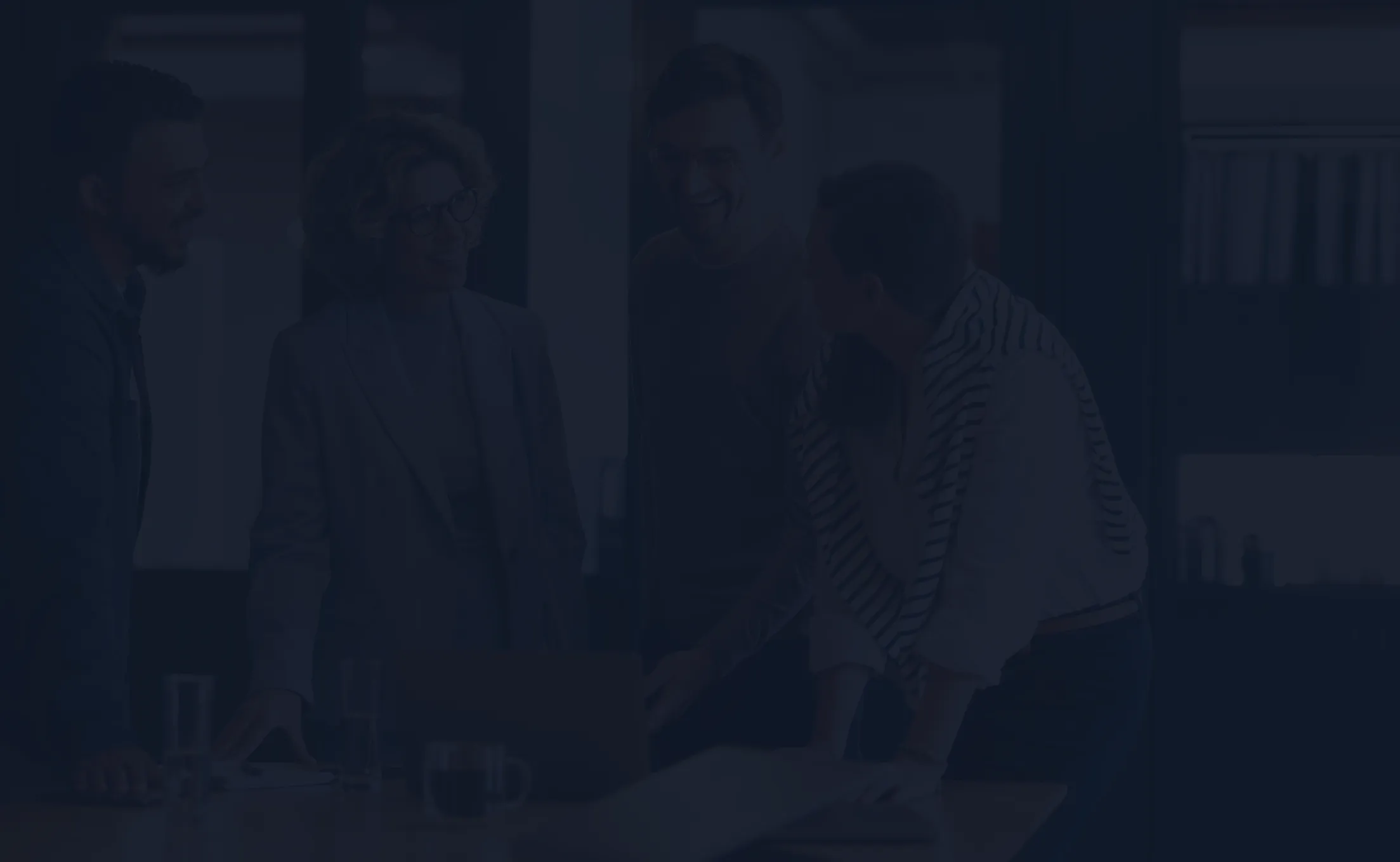 Business people meeting in an office