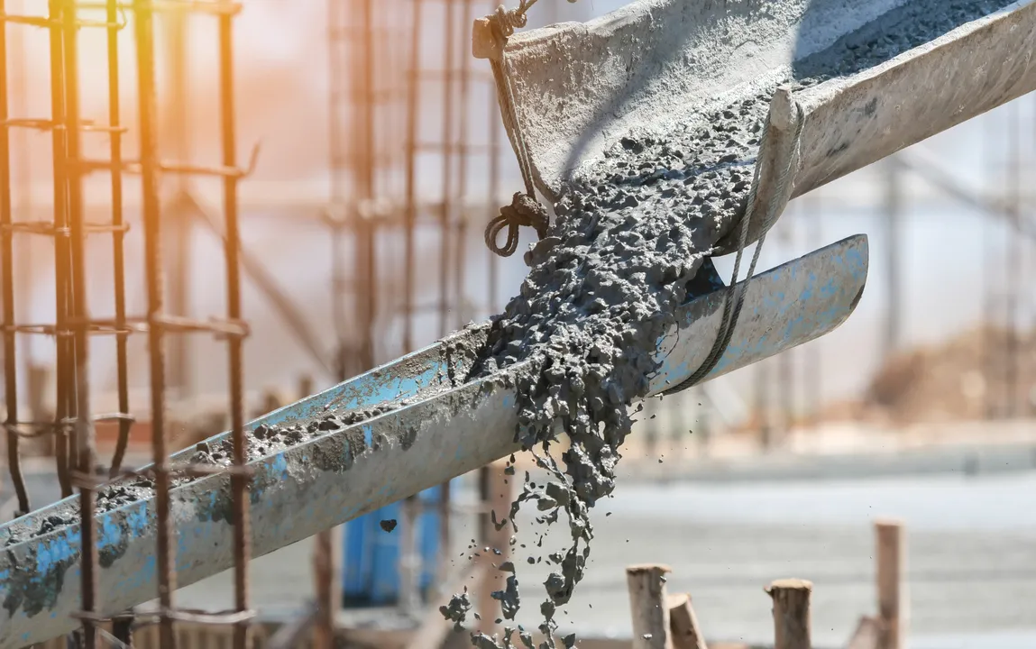 Photo showing a cement