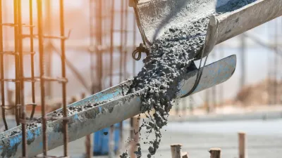 Photo showing a cement